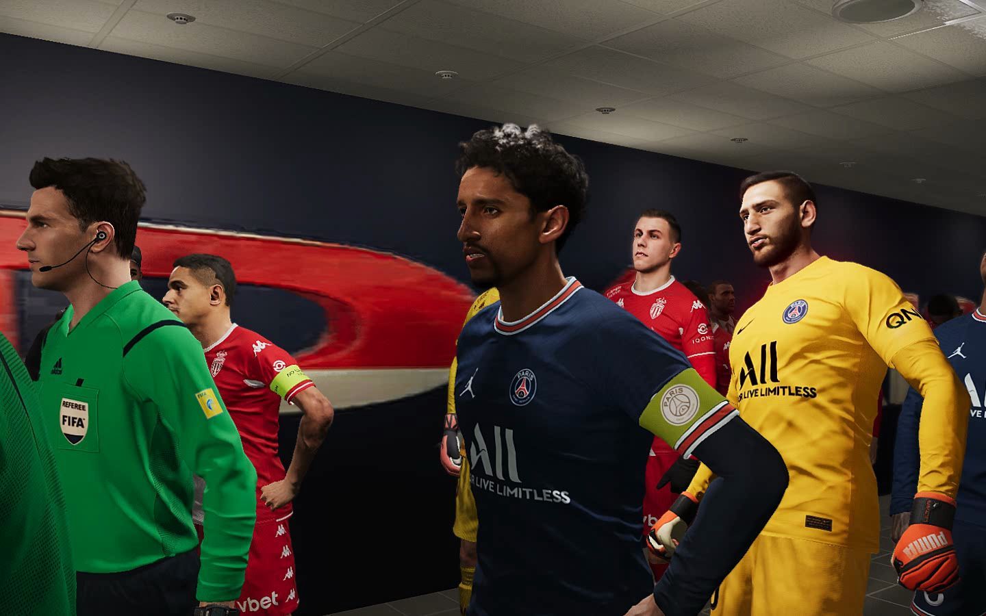 摩纳哥足球队备战法国杯比赛，迎战强敌